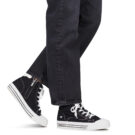 Mustang 26M0232001-BLACK Black Women's high sneakers - 8