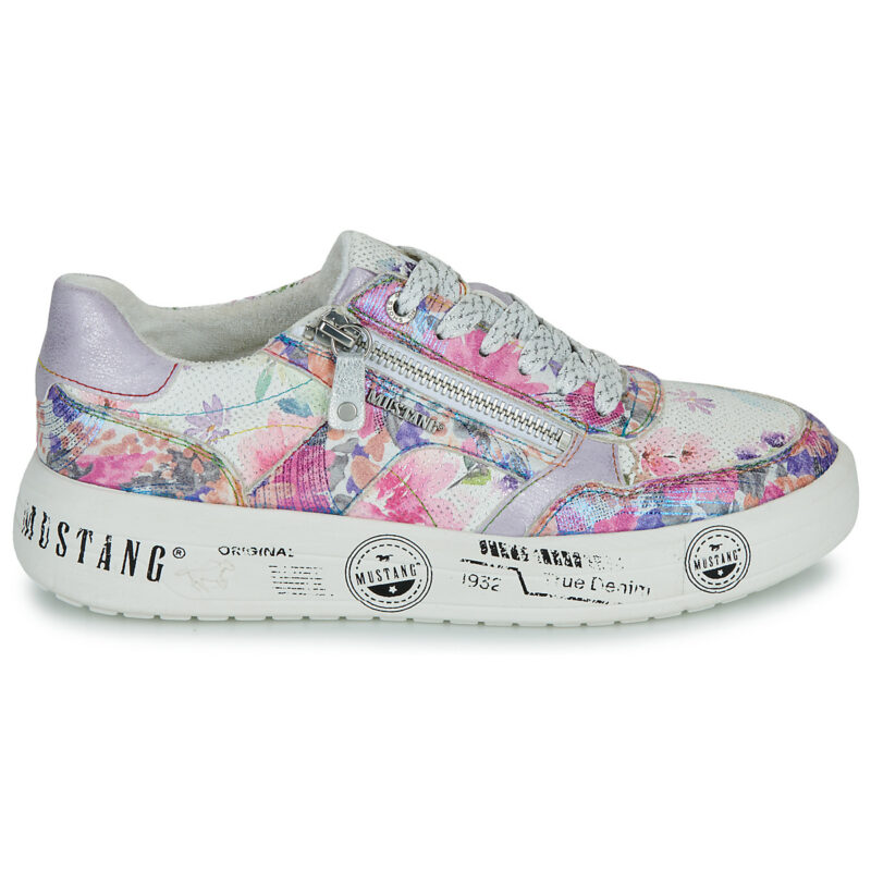 Mustang 26M0482006-FLIEDER-MULTI Multicolor Women's Low-Top Sneakers - 2