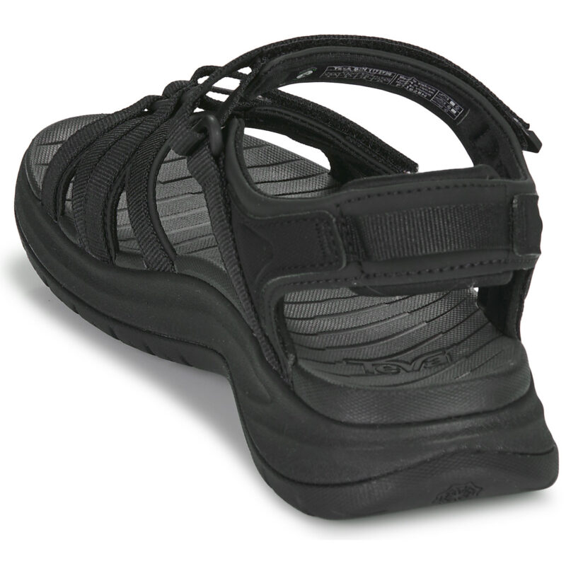 Teva Tirra Sport Schwarz Flache Sandalen Damen - 5