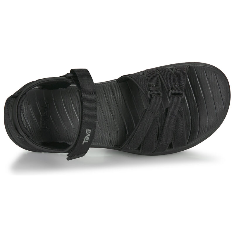 Teva Tirra Sport Schwarz Flache Sandalen Damen - 6