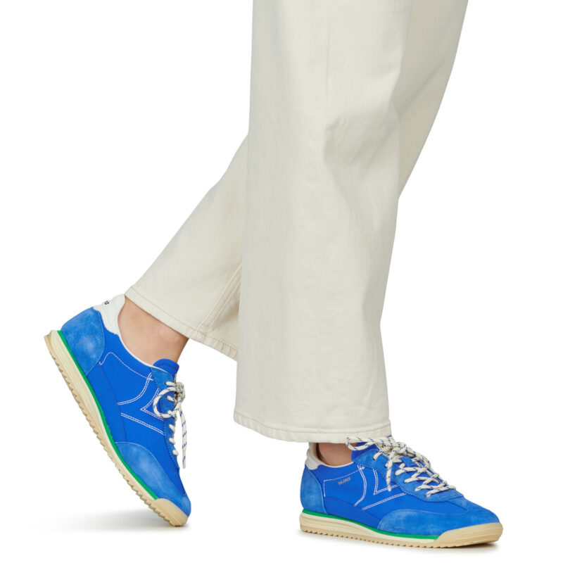 Baskets basses Victoria SATURNO bleues pour femme - Pointure 8