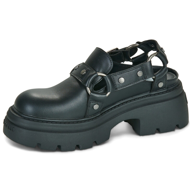 Buffalo VEGA CLOG BUCKLE Nero Zoccoli Donna - 4