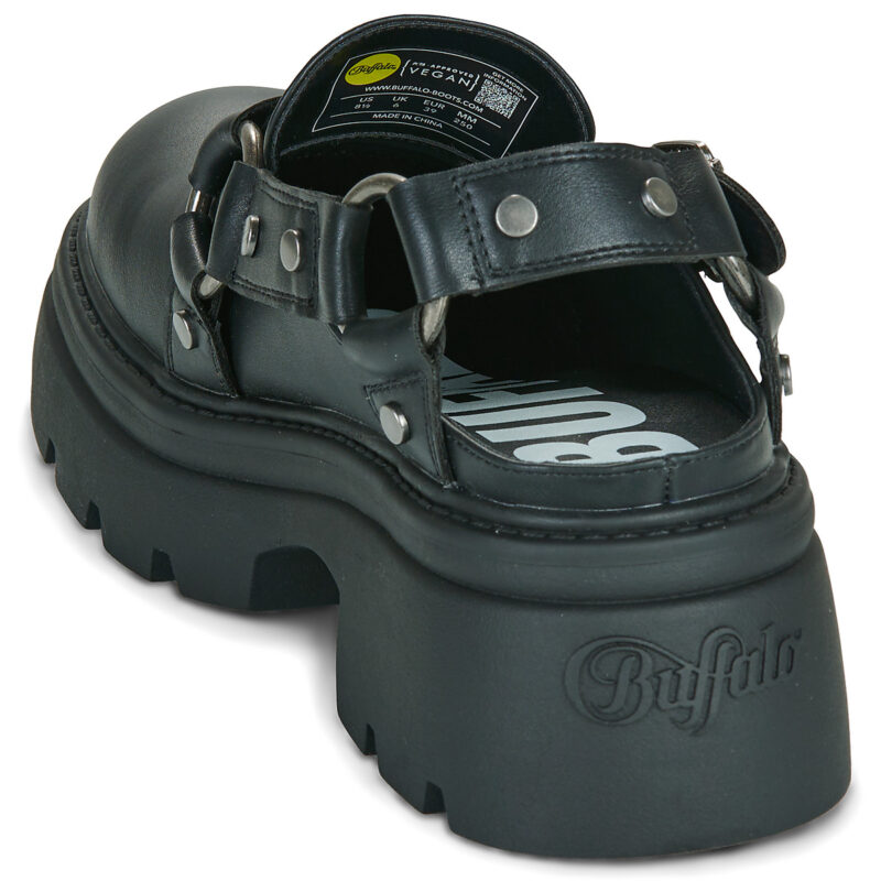 Buffalo VEGA CLOG BUCKLE Nero Zoccoli Donna - 5