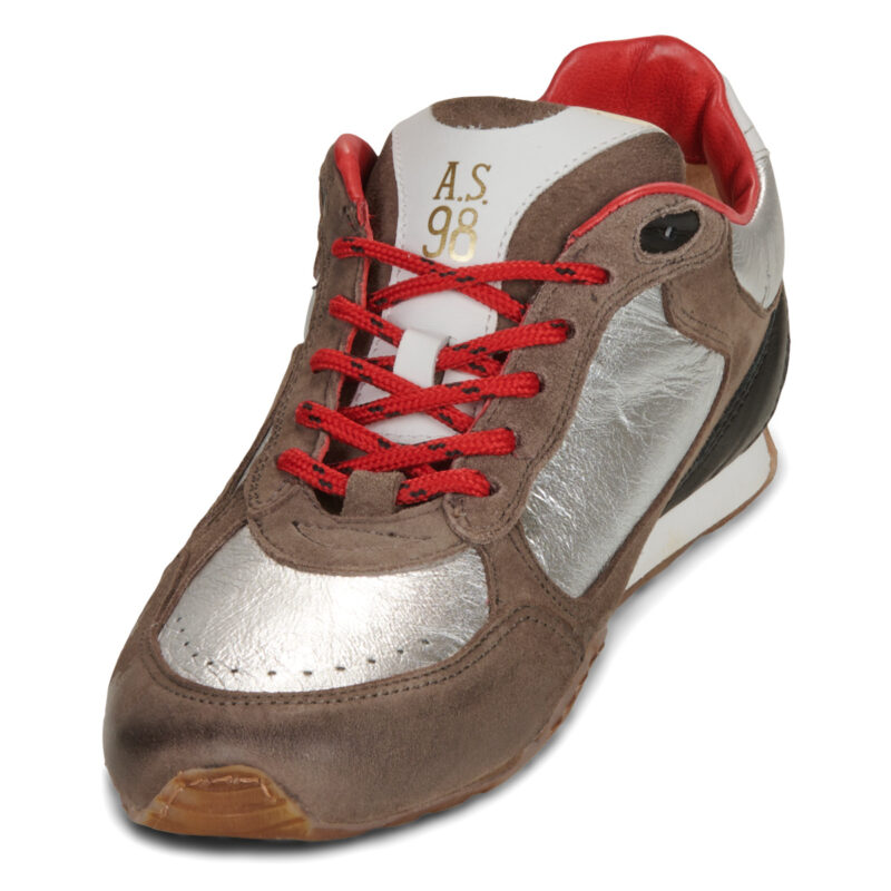 Airstep AS98 TURBIN Beige Low-Top-Sneaker f&uuml;r Damen - Gr&ouml;&szlig;e 3