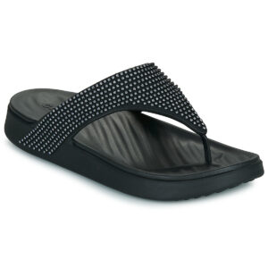 Crocs GETAWAY GEMS TRIANGLE FLIP Nero Infradito Donna