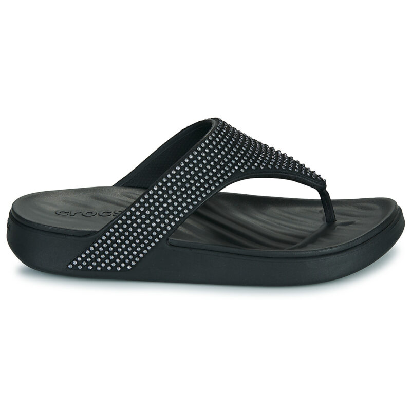 Crocs GETAWAY GEMS TRIANGLE FLIP Nero Infradito Donna - 2