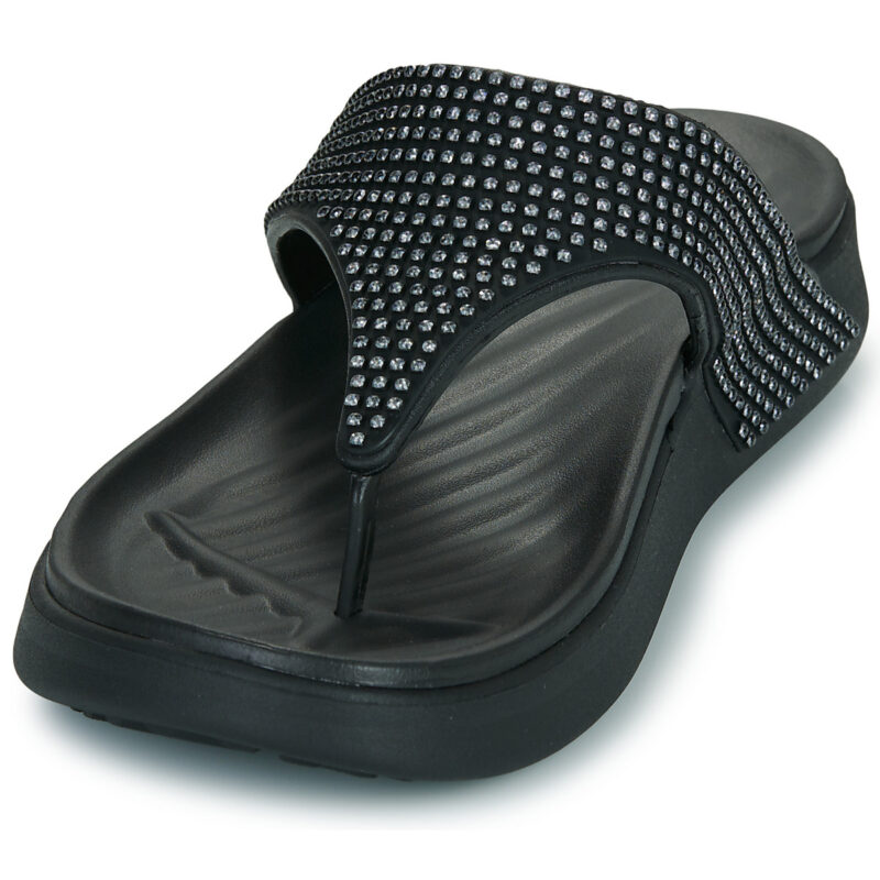 Crocs GETAWAY GEMS TRIANGLE FLIP Nero Infradito Donna - 3