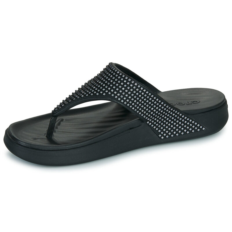 Crocs GETAWAY GEMS TRIANGLE FLIP Nero Infradito Donna - 4