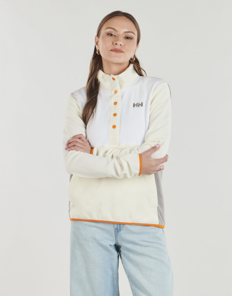Felpa Helly Hansen DAYBREAKER SNAP PULLOVER Bianco Felpe Donna - 2