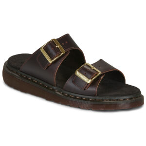 Dr. Martens  Josef Slide Sandal Charro Atlas  Rosso -  Ciabatta Donna