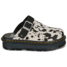 Dr. Martens ZebZag Mule Black Dalmatian Print Hair On Nero - Ciabatta Donna - 2