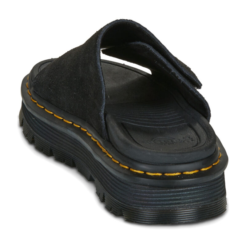 Dr. Martens ZebZag Slide Black EH Suede Nero Ciabatta Donna - 5