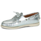 Sebago DOCKSIDES PORTLAND MET WOMAN Argento Chaussures bateau Femme - 4