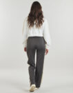 Felpe con cappuccio New Balance INTERLOCK FULL ZIP Beige Felpe con cappuccio Donna - 4