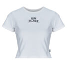 T-shirt New Balance LINEAR HERITAGE RINGER TSHIRT Viola T-shirt maniche corte Donna - 1