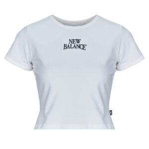 T-shirt New Balance LINEAR HERITAGE RINGER TSHIRT Viola T-shirt maniche corte Donna