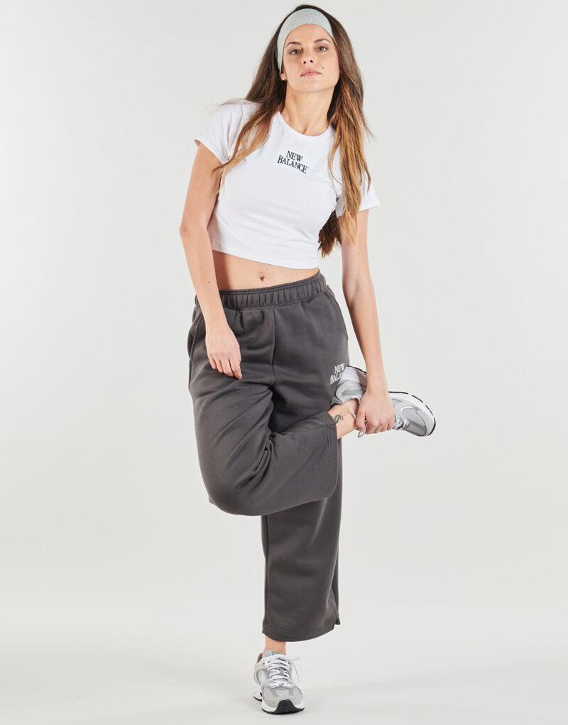 Pantaloni Sportivi  New Balance  LINEAR HERITAGE FLEECE BARREL PANT  Nero -   Pantaloni Sportivi Donna - 2