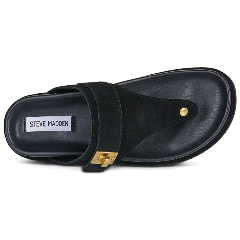 Steve Madden TUNED IN Nero Infradito Donna - 6