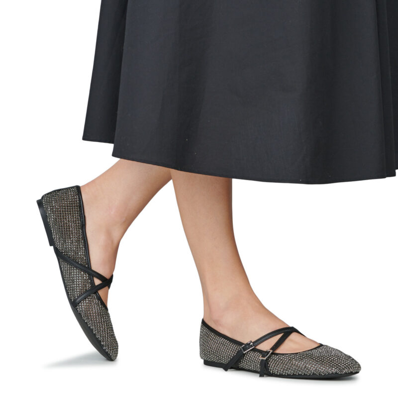 Steve Madden WATCHLIST Black Ballerinas Women - 8