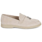 Steve Madden PORTLAND Beige Women's Loafers - 2