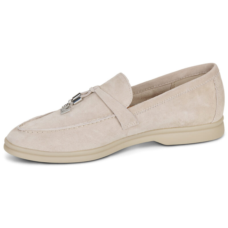 Steve Madden PORTLAND Beige Women's Loafers - 4