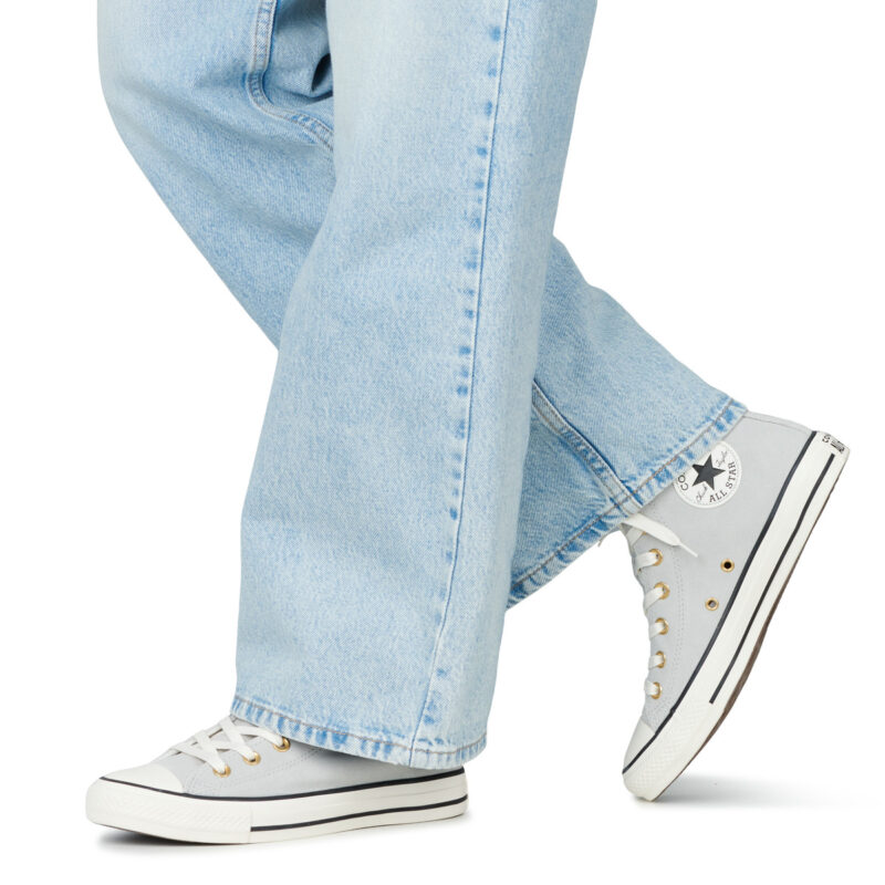 Converse  CHUCK TAYLOR ALL STAR SUEDE  Grigio -  Sneakers alte Donna - 8