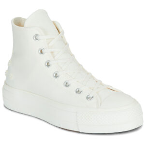Converse  CHUCK TAYLOR ALL STAR LIFT PLATFORM BEADS  Bianco -  Sneakers alte Donna
