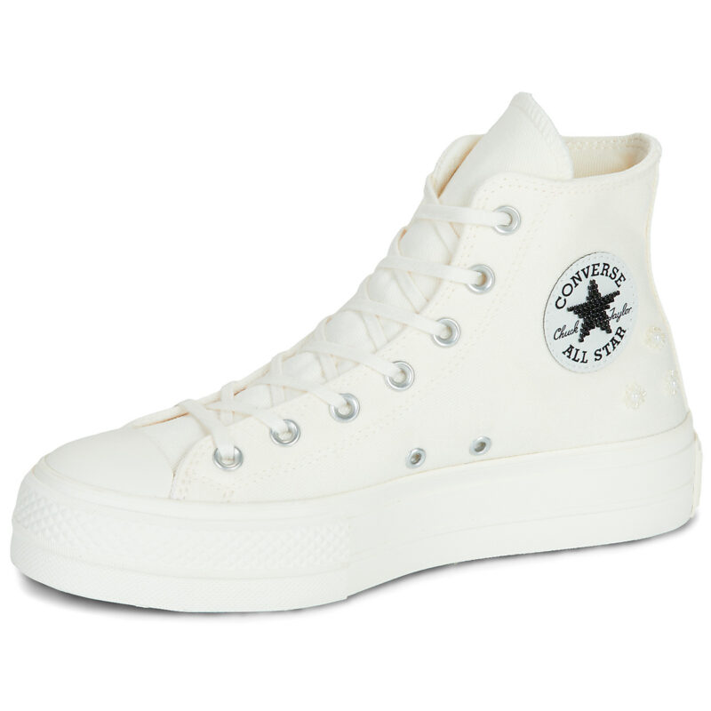 Converse CHUCK TAYLOR ALL STAR LIFT PLATFORM BEADS White High Sneakers Women - 4