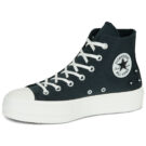 Converse CHUCK TAYLOR ALL STAR LIFT PLATFORM BEADS Black High sneakers Women - 4