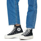 Converse CHUCK TAYLOR ALL STAR LIFT PLATFORM BEADS Black High sneakers Women - 8