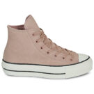 Converse CHUCK TAYLOR ALL STAR LIFT PLATFORM TONAL SUEDE Rosa Sneakers alte Donna - 2