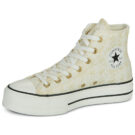 Converse LIFT PLATFORM Beige Baskets hautes Femmes - 4