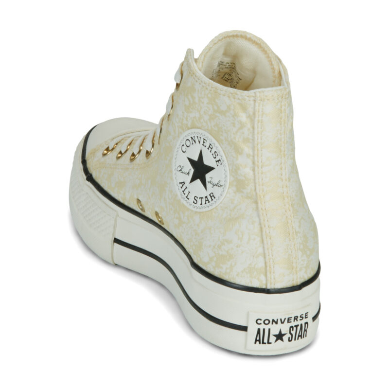 Converse LIFT PLATFORM Beige Baskets hautes Femmes - 5
