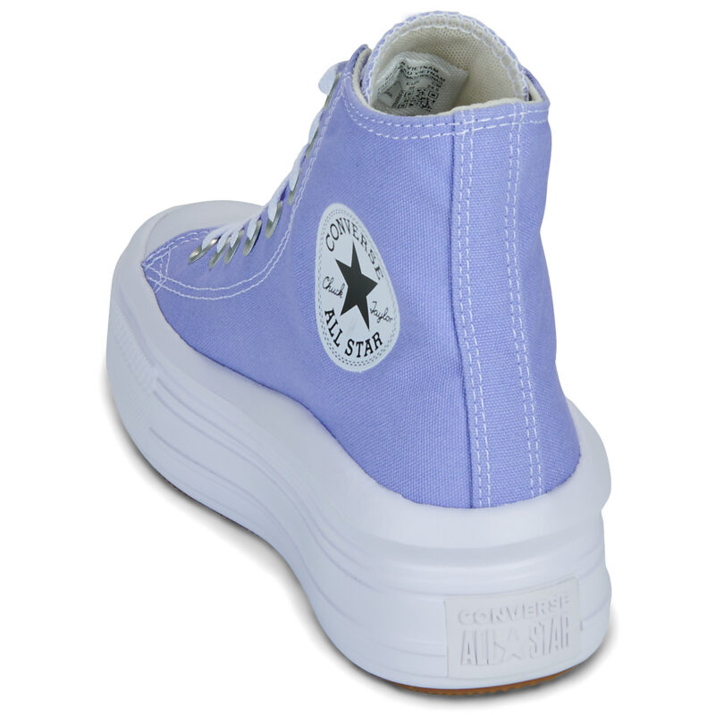 Converse CHUCK TAYLOR ALL STAR MOVE PLATFORM Blu Sneakers alte Donna - 5