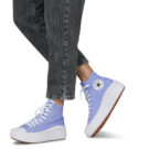 Converse CHUCK TAYLOR ALL STAR MOVE PLATFORM Blu Sneakers alte Donna - 8