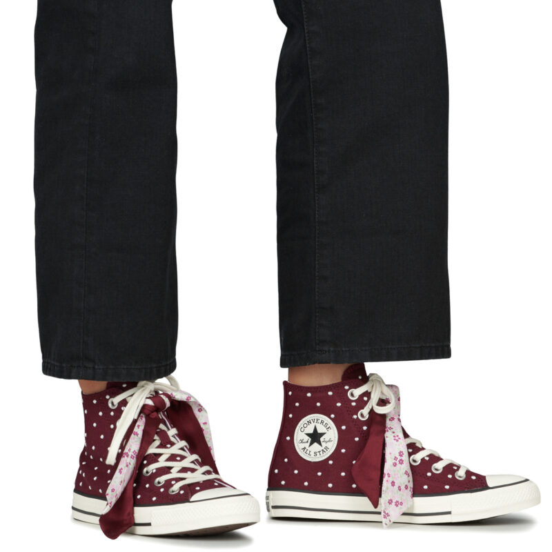 Converse  CHUCK TAYLOR ALL STAR  Rosso -  Sneakers alte Donna - 8
