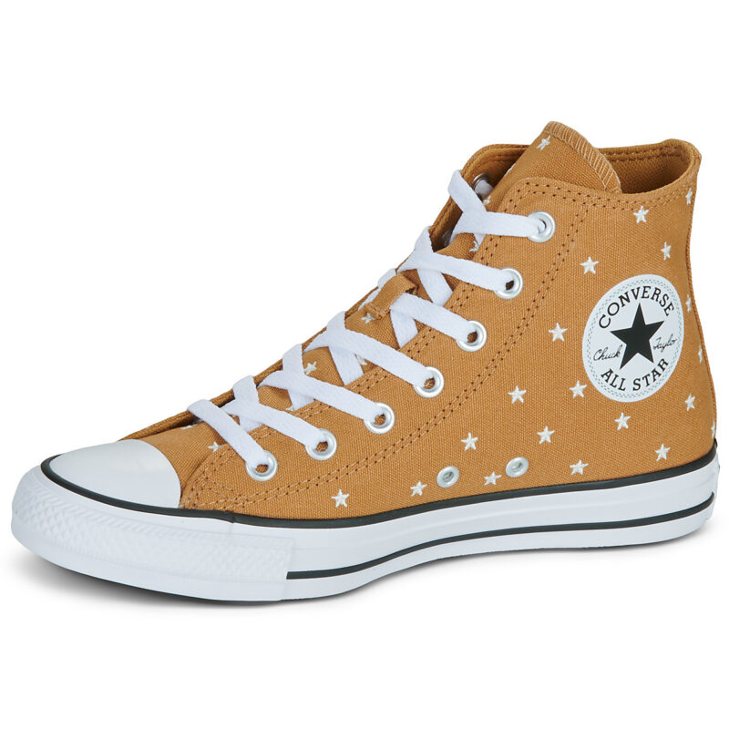Converse CHUCK TAYLOR ALL STAR EMBROIDERED STARS Giallo Sneakers alte Donna - 4