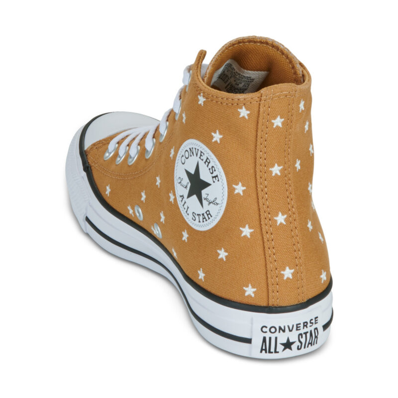 Converse CHUCK TAYLOR ALL STAR EMBROIDERED STARS Giallo Sneakers alte Donna - 5