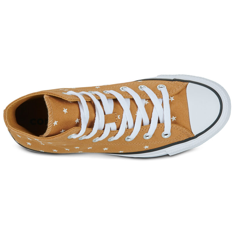 Converse CHUCK TAYLOR ALL STAR EMBROIDERED STARS Giallo Sneakers alte Donna - 6
