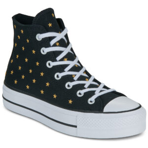 Converse  LIFT PLATFORM EMBROIDERED STARS  Nero -  Sneakers alte Donna