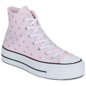 Converse  LIFT PLATFORM EMBROIDERED STARS  Rosa -  Sneakers alte Donna