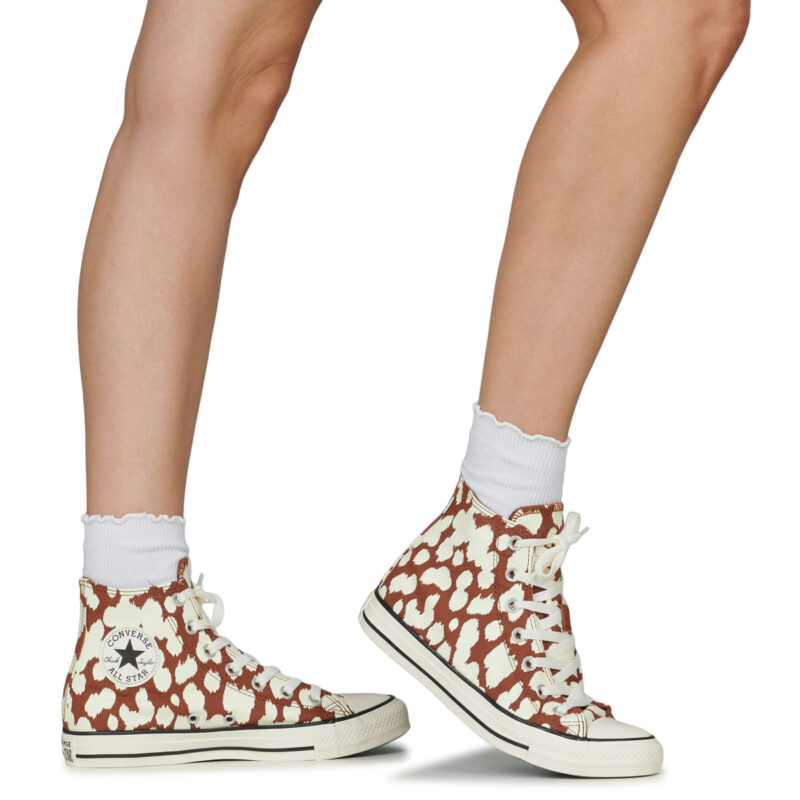 Converse  CHUCK TAYLOR ALL STAR COW PRINT  Marrone -  Sneakers alte Donna - 8
