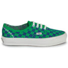 Vans LX Authentic 44 EK Punk Check GREEN/NAVY Verde Sneakers basse Donna - 2