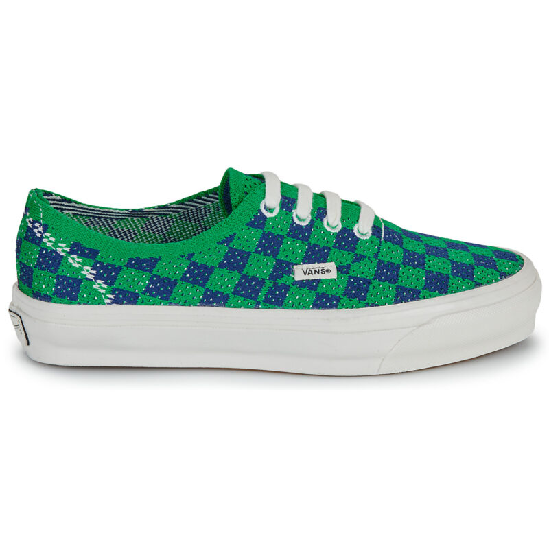 Vans LX Authentic 44 EK Punk Check GREEN/NAVY Verde Sneakers basse Donna - 2