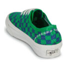 Vans LX Authentic 44 EK Punk Check GREEN/NAVY Verde Sneakers basse Donna - 5