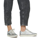 Vans Old Skool LEATHER METALLIC SILVER Argento Sneakers basse Donna - 8