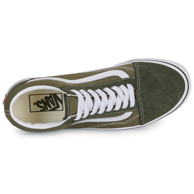 Vans Old Skool 2-TONE Obsidian Fern Khaki Damen-Sneaker (niedrige Passform) - Gr&ouml;&szlig;e 6