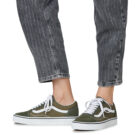 Vans Old Skool 2-TONE Obsidian Fern Khaki Damen-Sneaker (niedrige Passform) - Gr&ouml;&szlig;e 8