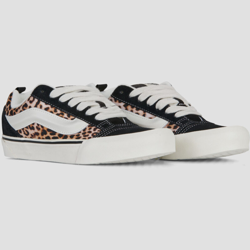 Vans Knu Skool BLACK/LEOPARD Nero Sneakers basse Donna - 2