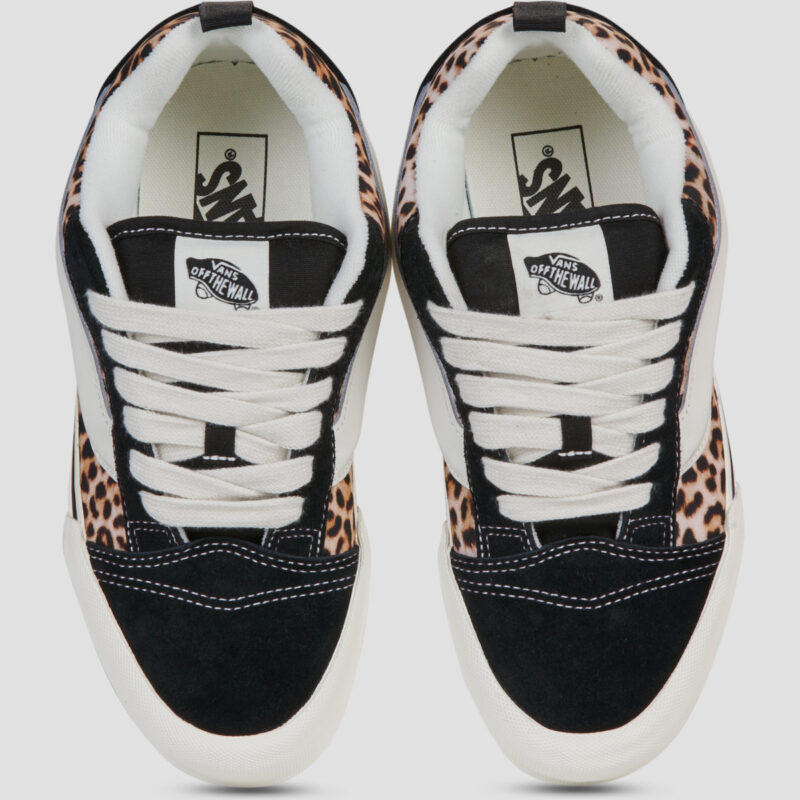 Vans Knu Skool BLACK/LEOPARD Nero Sneakers basse Donna - 5